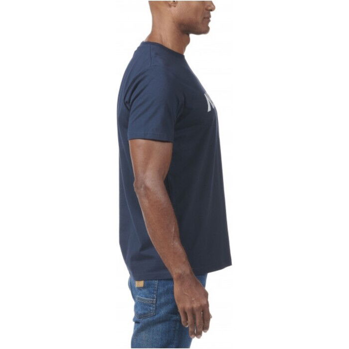 Musto Hombres Camiseta 2024 Logo 82451 - Navy